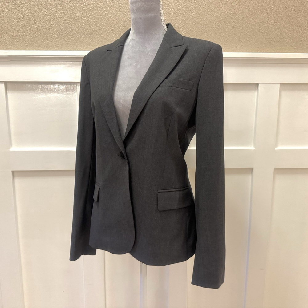 Theory Gabe Single-Breasted Wool Blend Women’s Blazer Size:12 Women